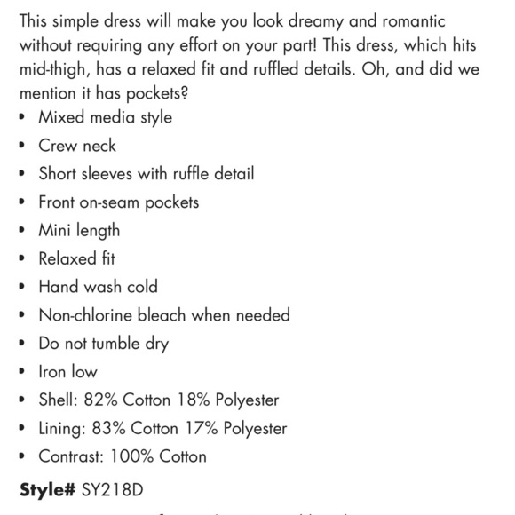 English Factory White Mixed Media Ruffle short sleeve dress size small - Picture 13 of 13